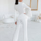 White Women's Formal Bridal Pantsuit